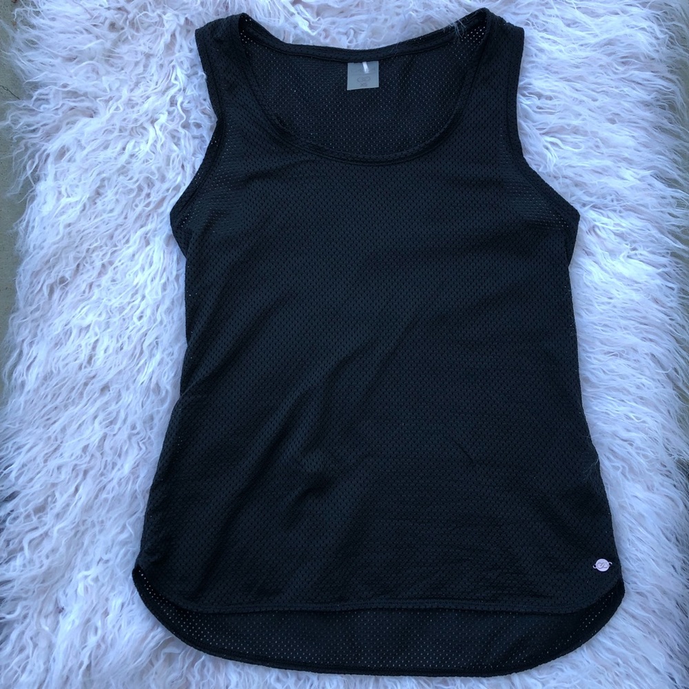 Calia by Carrie Underwood black mesh tank top - Picture 1 of 4